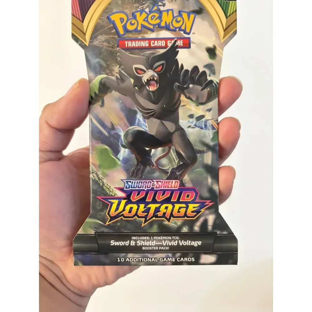 New ! Pokemon Sword & Shield - Vivid Voltage Sleeved Booster Pack -Sealed (2020)